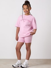 Ροζ - Gym King Junior Shadow Boyfriend T-Shirt - Εικόνα 1 από 3