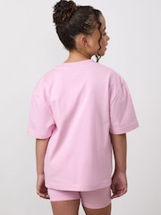Ροζ - Gym King Junior Shadow Boyfriend T-Shirt - Εικόνα 2 από 3