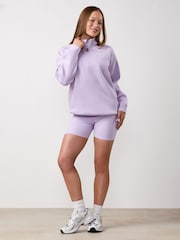 Gym King Purple Junior 365 Raglan Sleeve Funnel Jumper - Image 1 of 3