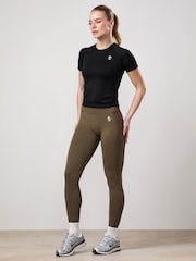 Gym King Brown Power Lightweight Seamless Leggings - Image 1 of 3