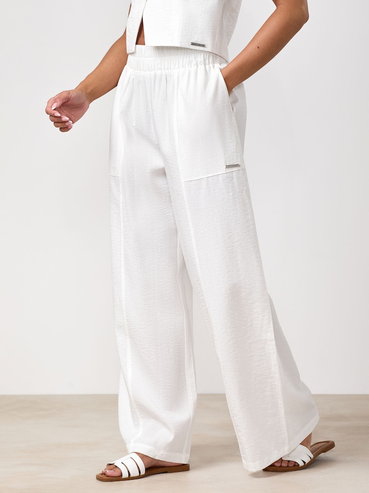 Gym King White Signature Redefined Trousers - Image 3 of 3