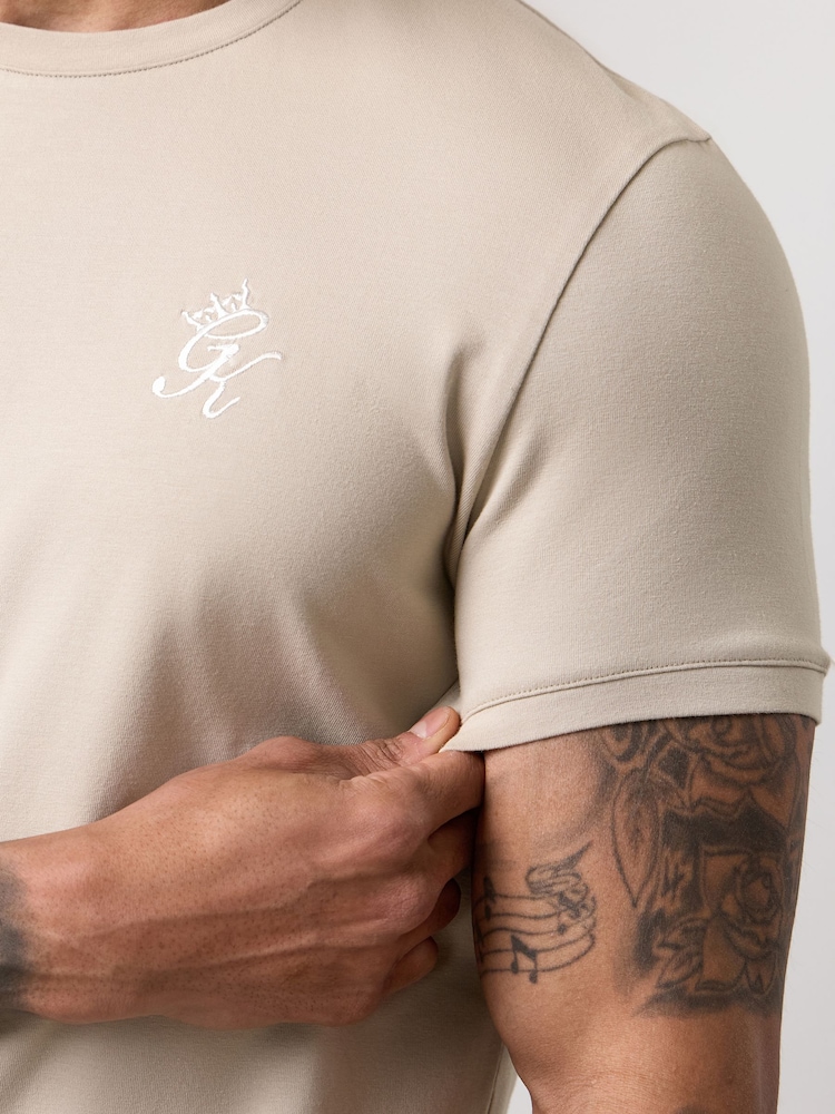 Gym King Grey Fundamental T-Shirt - Image 2 of 3 Gym King Grey Fundamental T-Shirt - Image 2 of 3