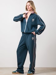 Gym King Green Heritage Track Trousers - Image 1 of 4