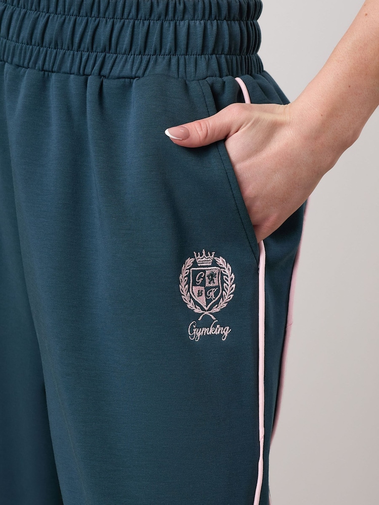 Gym King Green Heritage Track Trousers - Image 4 of 4