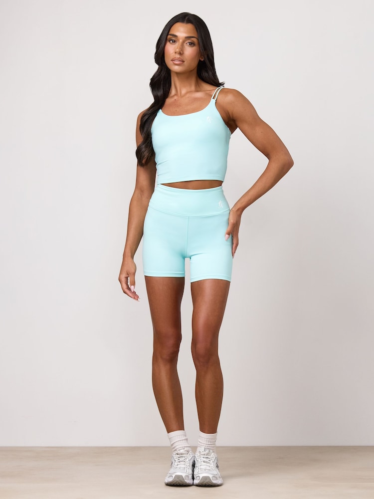 ブルー - Gym King 365 ロングライン タンクトップ - 画像 1 / 4