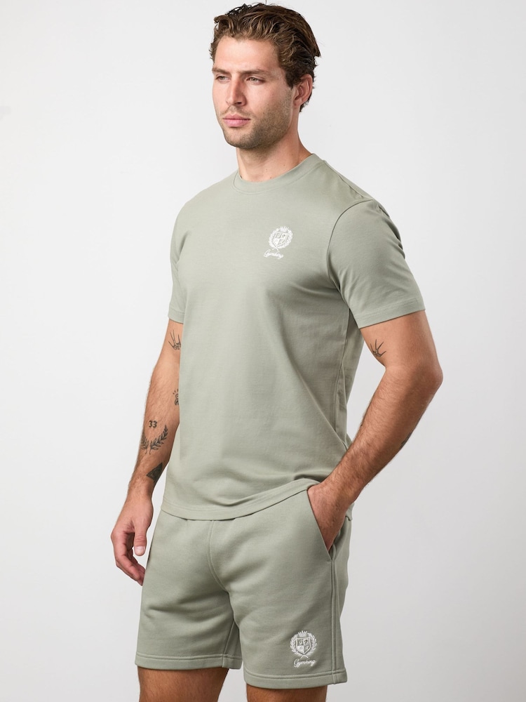Gym King Green Heritage Crest Jersey T-Shirt - Image 3 of 3