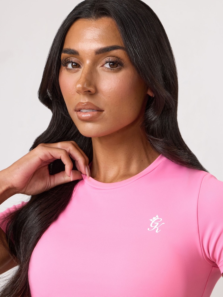 Gym King Pink 365 Cap Sleeve T-Shirt - Image 4 of 4 Gym King Pink 365 Cap Sleeve T-Shirt - Image 4 of 4