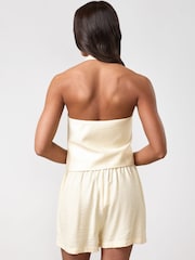 Gym King Yellow Signature Woven Halter Neck Vest - Image 2 of 3