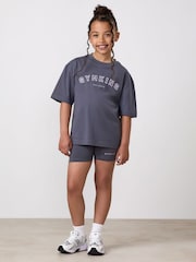 Γκρι - Gym King Junior Shadow Boyfriend T-Shirt - Εικόνα 1 από 3
