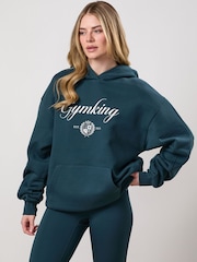 Gym King Green Heritage Loopback Hoodie - Image 3 of 4