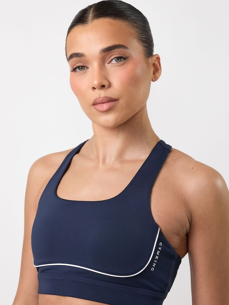 Blå - Gym King Knockout Sports Bra - Billede 3 af 3