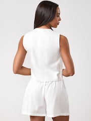 Белый - Gym King Signature Redefined Waistcoat - Изображение 2 3