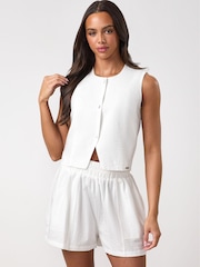 Белый - Gym King Signature Redefined Waistcoat - Изображение 3 3