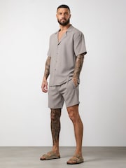 Gym King Grey Signature Woven Shirt - Image 1 of 3