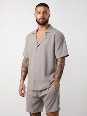 Gym King Grey Signature Woven Shirt - Image 3 of 3
