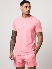Rose - Gym King Pro Knitted T-Shirt - Image 3 de 3