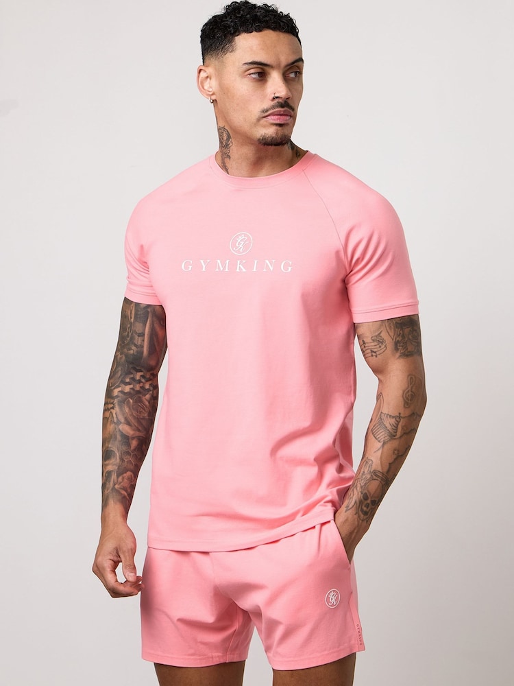 Rose - Gym King Pro Knitted T-Shirt - Image 3 de 3