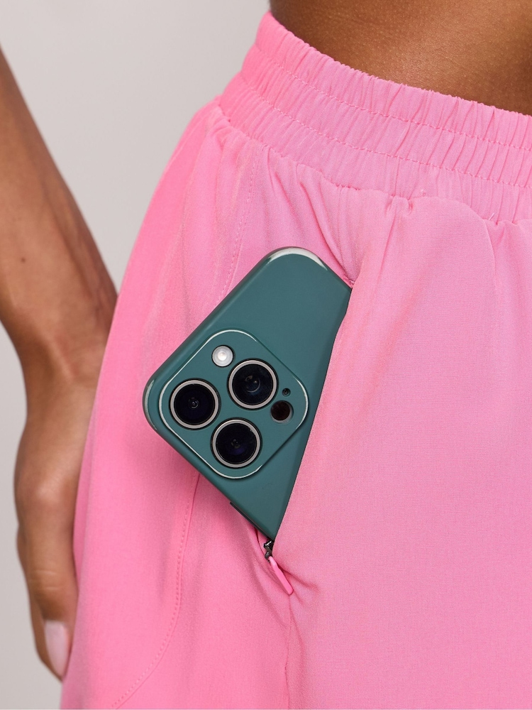 Gym King Pink 365 Woven Running Shorts - Image 4 of 4 Gym King Pink 365 Woven Running Shorts - Image 4 of 4