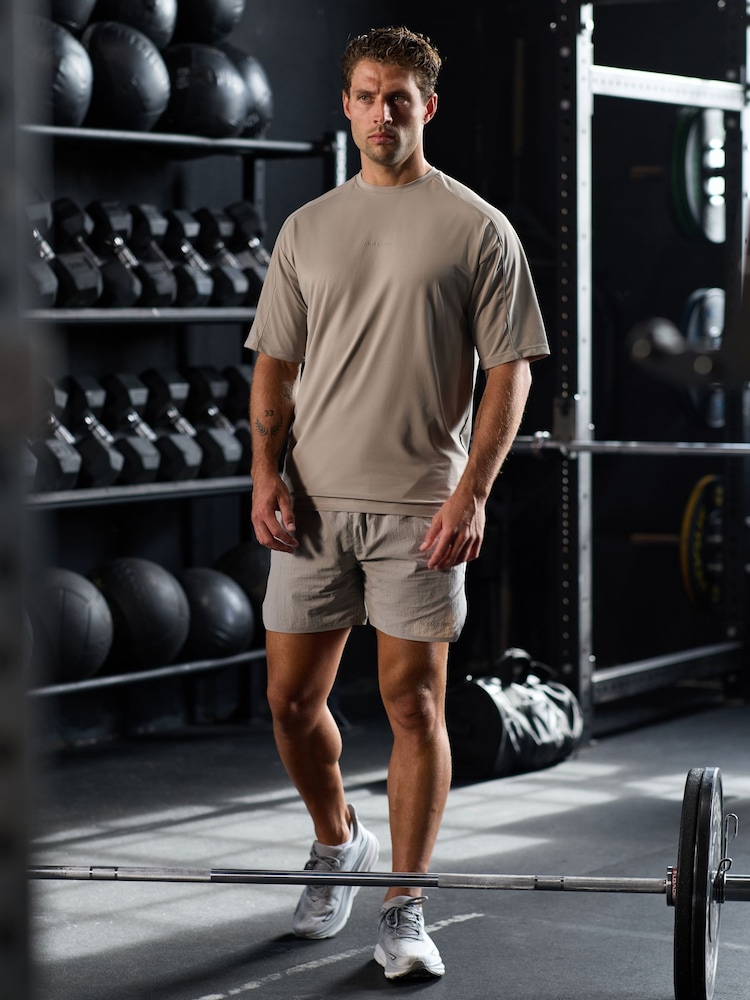 Gym King Grey Roam T-Shirt - Image 1 of 3 Gym King Grey Roam T-Shirt - Image 1 of 3