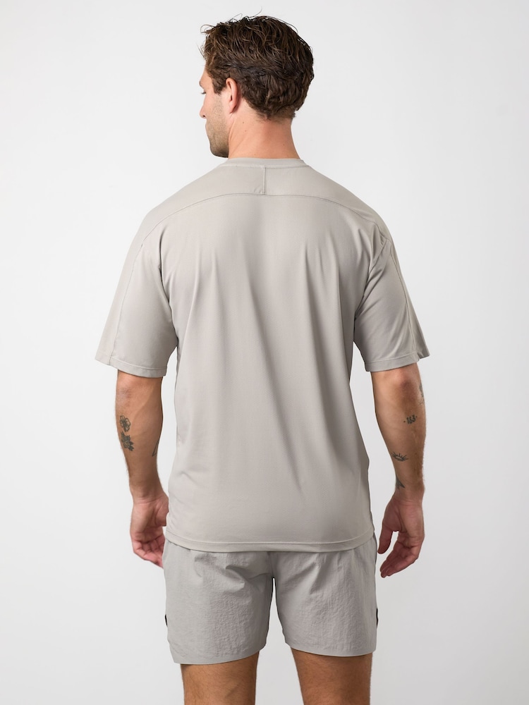 Gym King Grey Roam T-Shirt - Image 2 of 3 Gym King Grey Roam T-Shirt - Image 2 of 3
