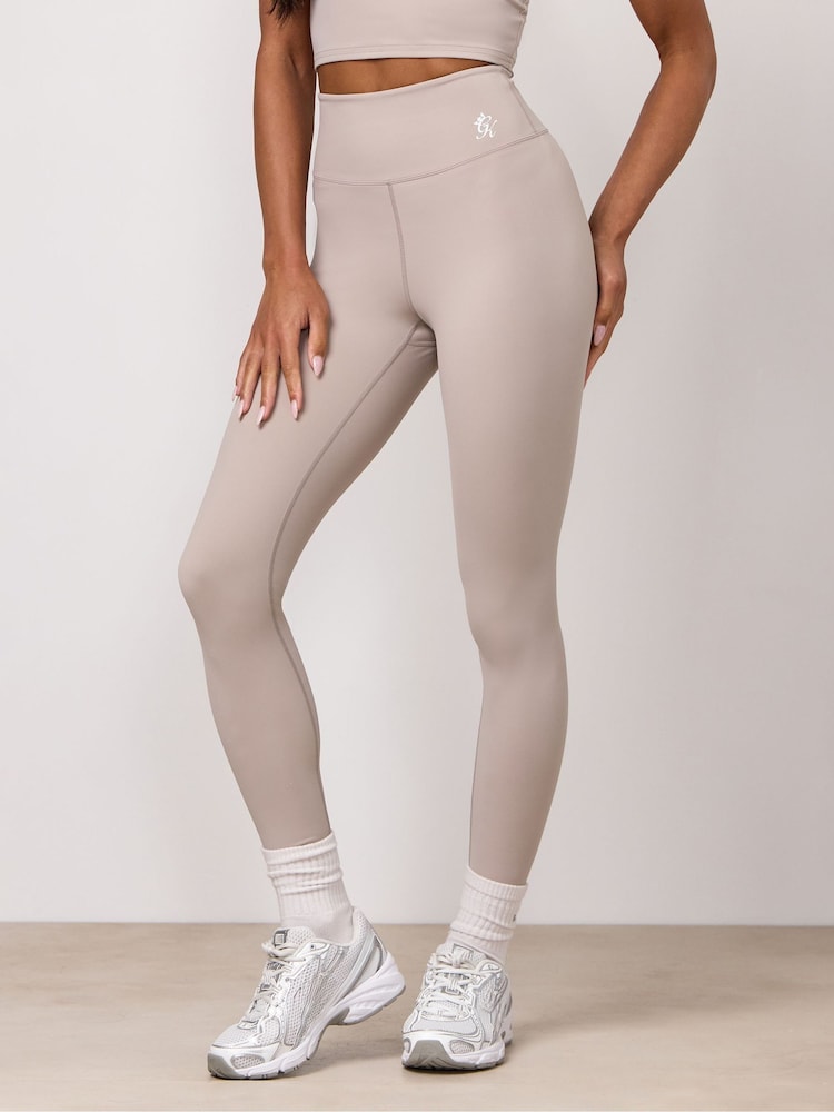 Gym King Taupe Brown 365 Leggings - Image 2 of 3