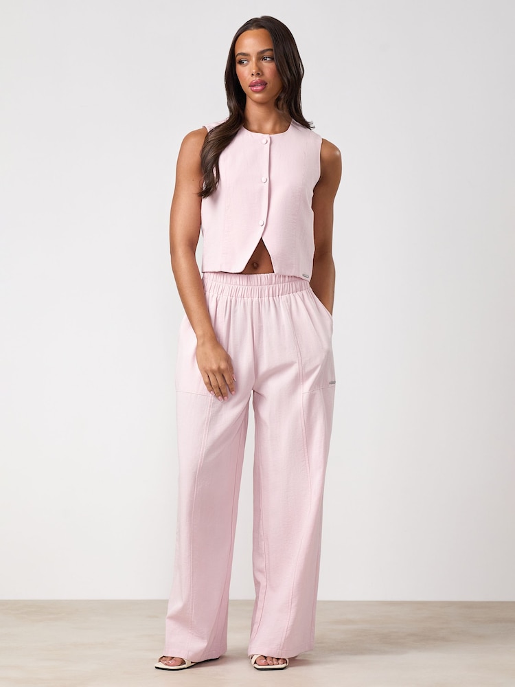 Gym King Pink Signature Redefined Trousers - Image 1 of 3