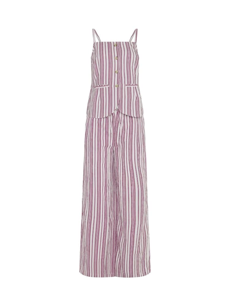 Long Tall Sally Purple/White Stripe Top & Trouser Set - Image 5 of 5