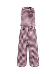 PixieGirl Petite Red Gingham Top & Wide Leg Trousers Set - Image 5 of 5