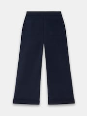 Mint Velvet Blue Cropped Wide Chino Trousers - Image 7 of 7