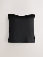 Black Hidden Support Micro Cami Bra Top - Image 5 of 7