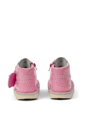 Kickers Pink Infant Hi Fruit Patent Leather Boots - Image 4 of 6