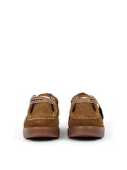 Kickers Natural Adult Lennon Wall Suede Shoes - Image 3 of 6