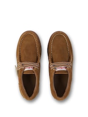 Kickers Natural Adult Lennon Wall Suede Shoes - Image 5 of 6