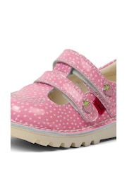 Kickers Pink Infant T Bar Fruit Patent Leather Shoes - Image 6 of 6