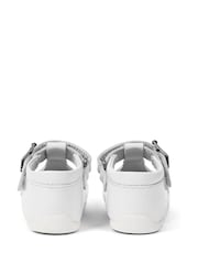 Kickers White Infant T Bar Patent Leather Shoes - Image 4 of 6