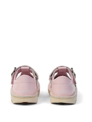 Kickers Pink Infant T Bar Patent Leather Shoes - Image 4 of 5