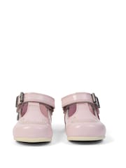 Kickers Pink Infant T Bar Patent Leather Shoes - Image 3 of 6
