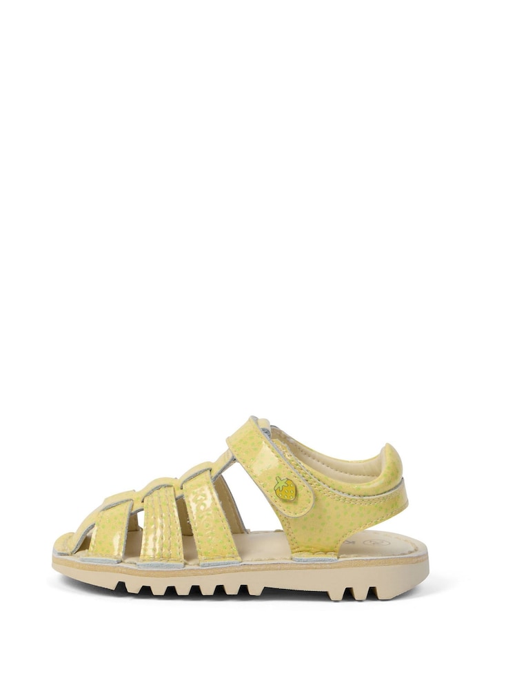 Kickers Yellow Infant Fruit Patent Leather Sandals - Image 2 of 6