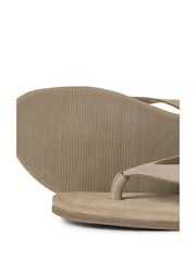 JACK & JONES Green Suede Flip Flops - Image 6 of 7