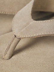 JACK & JONES Green Suede Flip Flops - Image 7 of 7