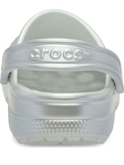 Crocs Silver Classic Tinted Metallic Clogs - Image 5 of 6