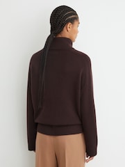 Dunkellila - Reiss – Harriet – Rollkragenpullover aus Wolle und Kaschmir - Bild 4 von 7