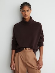 Dunkellila - Reiss – Harriet – Rollkragenpullover aus Wolle und Kaschmir - Bild 5 von 7