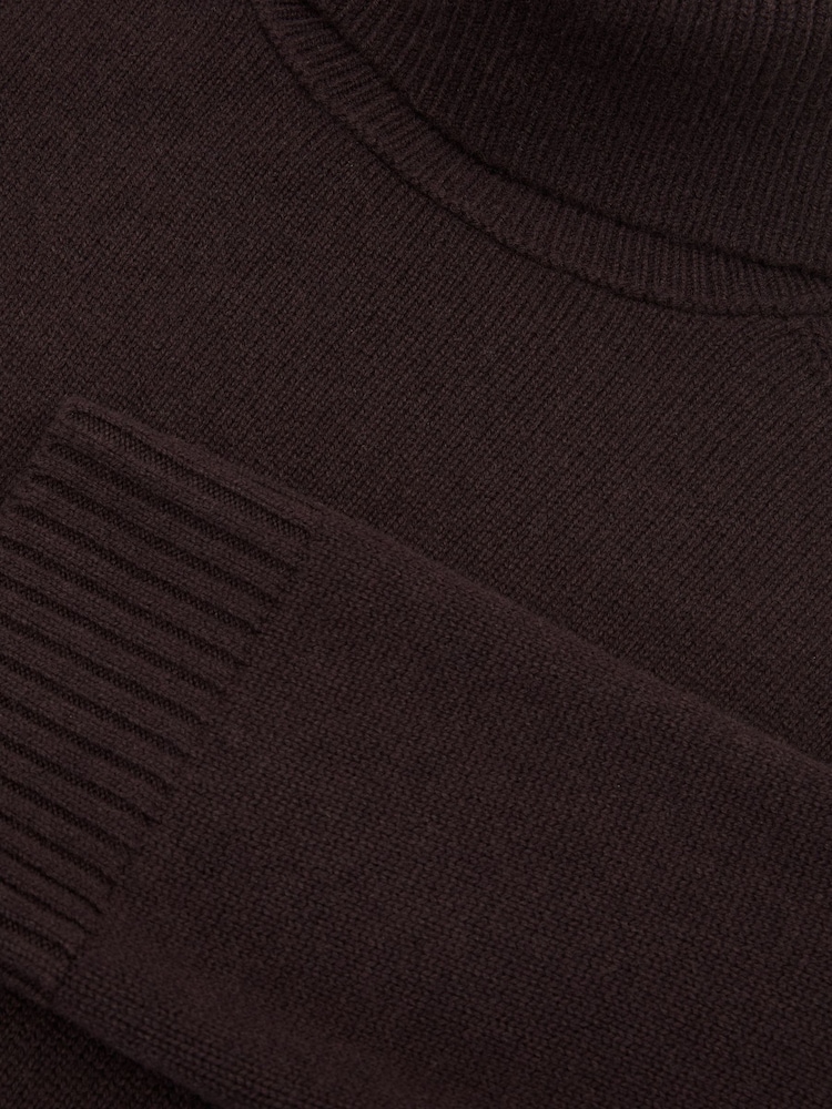 Dunkellila - Reiss – Harriet – Rollkragenpullover aus Wolle und Kaschmir - Bild 7 von 7