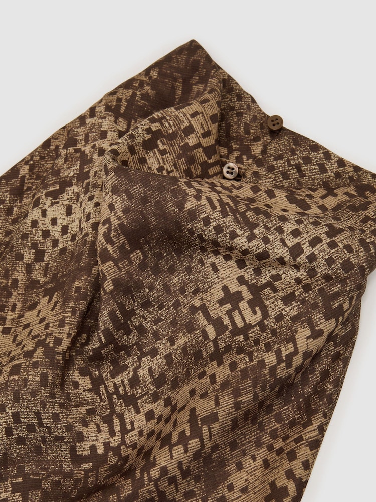 Reiss Krissy Silk Printed Cowl-Neck Sleeveless Top - Bild 7 von 7 Reiss Krissy Silk Printed Cowl-Neck Sleeveless Top - Bild 7 von 7