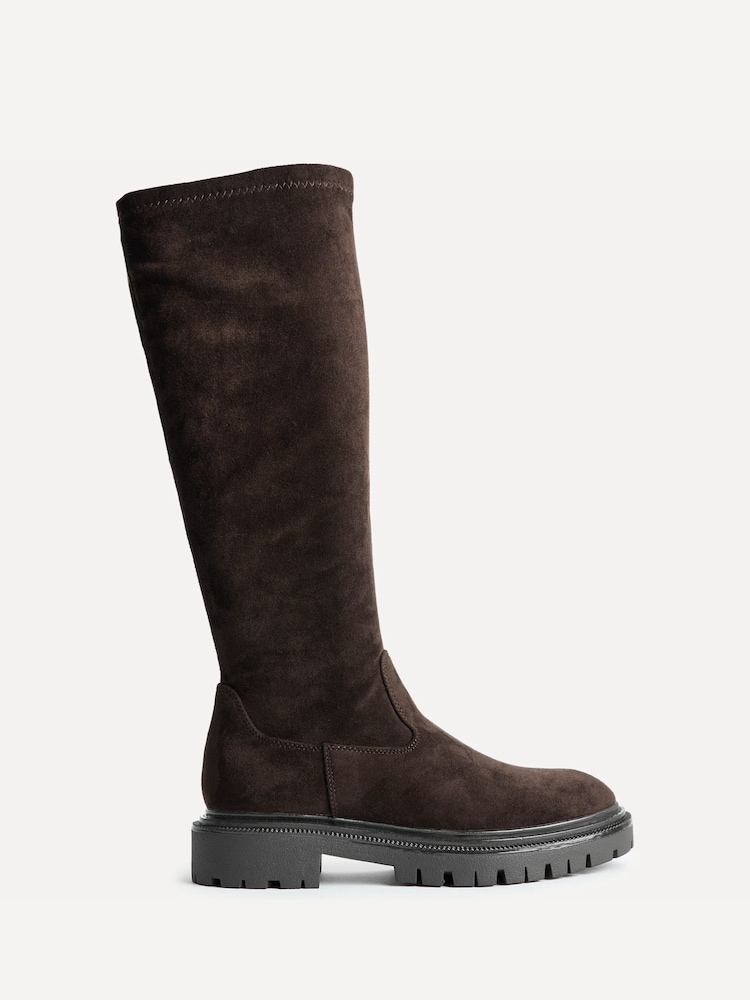 Linzi Brown Hallie High Leg Stretch Boots - Image 2 of 5 Linzi Brown Hallie High Leg Stretch Boots - Image 2 of 5