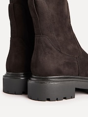 Linzi Brown Suede Peggy Pull On Mid Chelsea Boots - Image 4 of 5