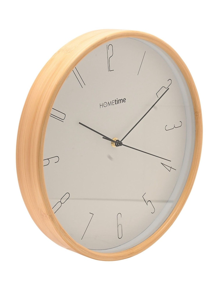 Widdop Oak Bamboo Wall Clock - Image 2 of 5 Widdop Oak Bamboo Wall Clock - Image 2 of 5