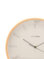 Widdop Oak Bamboo Wall Clock - Image 3 of 5