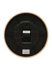 Widdop Oak Bamboo Wall Clock - Image 4 of 5